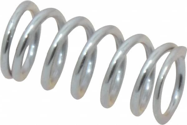 Value Collection - 0.36" OD, 0.047" Wire, 3/4" Free Length, Music Wire Compression Stock Springs Spring - 38.46 Lb Spring Rating - Americas Industrial Supply