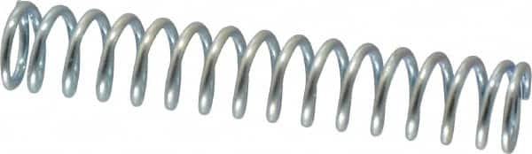 Value Collection - 0.36" OD, 0.047" Wire, 2" Free Length, Music Wire Compression Stock Springs Spring - 13.23 Lb Spring Rating - Americas Industrial Supply