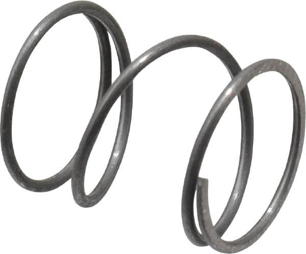 Value Collection - 0.42" OD, 0.028" Wire, 1/2" Free Length, Music Wire Compression Stock Springs Spring - 7.54 Lb Spring Rating - Americas Industrial Supply