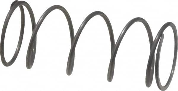 Value Collection - 0.42" OD, 0.028" Wire, 1" Free Length, Music Wire Compression Stock Springs Spring - 3.54 Lb Spring Rating - Americas Industrial Supply