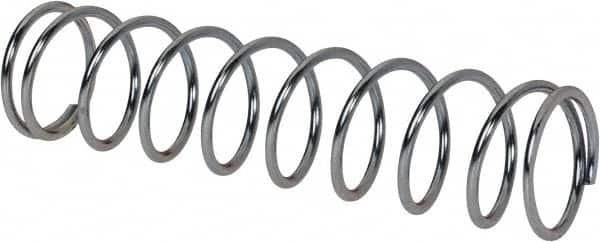 Value Collection - 0.42" OD, 0.035" Wire, 1-3/4" Free Length, Music Wire Compression Stock Springs Spring - 4.11 Lb Spring Rating - Americas Industrial Supply