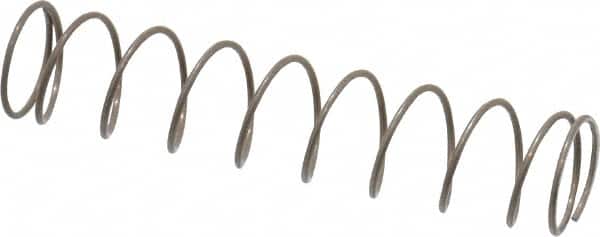 Value Collection - 0.42" OD, 0.047" Wire, 1/2" Free Length, Music Wire Compression Stock Springs Spring - 47.07 Lb Spring Rating - Americas Industrial Supply