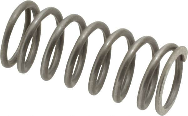 Value Collection - 0.42" OD, 0.047" Wire, 1" Free Length, Music Wire Compression Stock Springs Spring - 21.09 Lb Spring Rating - Americas Industrial Supply