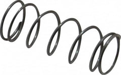 Value Collection - 0.6" OD, 1.2mm Wire, 2-1/2" Free Length, Compression Spring - 4.59 Lb Spring Rating, 40.3 N Max Work Load, Music Wire - Americas Industrial Supply
