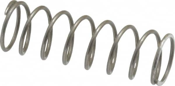 Value Collection - 0.48" OD, 0.041" Wire, 1-1/2" Free Length, Music Wire Compression Stock Springs Spring - 6.82 Lb Spring Rating - Americas Industrial Supply