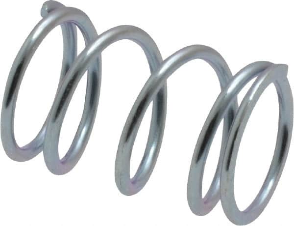 Value Collection - 0.48" OD, 0.047" Wire, 3/4" Free Length, Music Wire Compression Stock Springs Spring - 23.36 Lb Spring Rating - Americas Industrial Supply