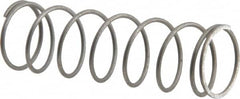 Value Collection - 0.6" OD, 0.041" Wire, 2" Free Length, Music Wire Compression Stock Springs Spring - 3.73 Lb Spring Rating - Americas Industrial Supply
