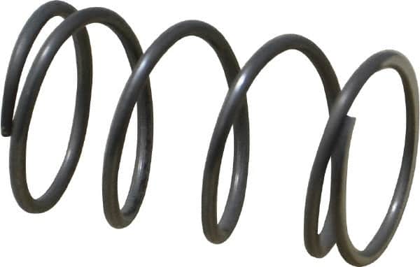 Value Collection - 0.6" OD, 0.047" Wire, 1" Free Length, Music Wire Compression Stock Springs Spring - 12.19 Lb Spring Rating - Americas Industrial Supply