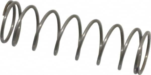 Value Collection - 0.6" OD, 0.047" Wire, 2" Free Length, Music Wire Compression Stock Springs Spring - 5.79 Lb Spring Rating - Americas Industrial Supply