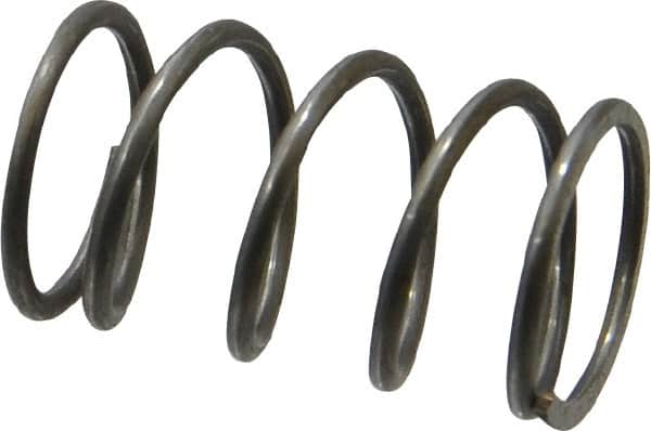 Value Collection - 0.6" OD, 0.054" Wire, 1" Free Length, Music Wire Compression Stock Springs Spring - 20.88 Lb Spring Rating - Americas Industrial Supply