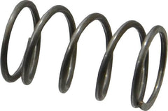 Value Collection - 0.6" OD, 0.054" Wire, 1" Free Length, Music Wire Compression Stock Springs Spring - 20.88 Lb Spring Rating - Americas Industrial Supply