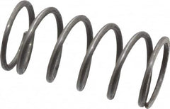 Value Collection - 0.6" OD, 0.054" Wire, 1-1/4" Free Length, Music Wire Compression Stock Springs Spring - 16.3 Lb Spring Rating - Americas Industrial Supply