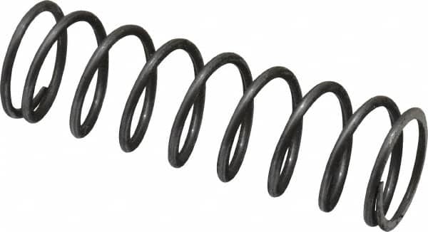 Value Collection - 0.6" OD, 0.054" Wire, 2" Free Length, Music Wire Compression Stock Springs Spring - 9.83 Lb Spring Rating - Americas Industrial Supply