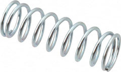Value Collection - 0.6" OD, 0.062" Wire, 1-3/4" Free Length, Music Wire Compression Stock Springs Spring - 17.13 Lb Spring Rating - Americas Industrial Supply