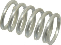 Value Collection - 0.6" OD, 0.072" Wire, 1" Free Length, Music Wire Compression Stock Springs Spring - 56.86 Lb Spring Rating - Americas Industrial Supply