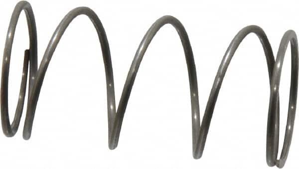 Value Collection - 0.72" OD, 0.047" Wire, 1-1/2" Free Length, Music Wire Compression Stock Springs Spring - 6.16 Lb Spring Rating - Americas Industrial Supply