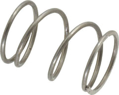 Value Collection - 0.72" OD, 0.054" Wire, 1" Free Length, Music Wire Compression Stock Springs Spring - 15.12 Lb Spring Rating - Americas Industrial Supply
