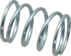 Value Collection - 0.72" OD, 0.062" Wire, 1" Free Length, Music Wire Compression Stock Springs Spring - 24.19 Lb Spring Rating - Americas Industrial Supply