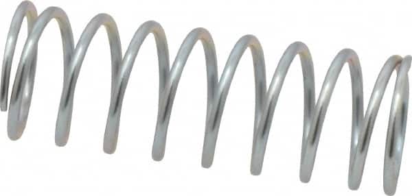 Value Collection - 0.72" OD, 0.062" Wire, 2" Free Length, Music Wire Compression Stock Springs Spring - 11.29 Lb Spring Rating - Americas Industrial Supply