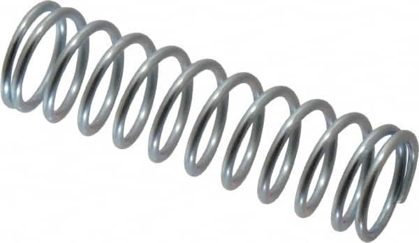 Value Collection - 0.72" OD, 0.072" Wire, 2-1/2" Free Length, Music Wire Compression Stock Springs Spring - 14.95 Lb Spring Rating - Americas Industrial Supply