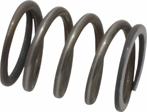 Value Collection - 0.72" OD, 0.08" Wire, 1" Free Length, Music Wire Compression Stock Springs Spring - 61.34 Lb Spring Rating - Americas Industrial Supply