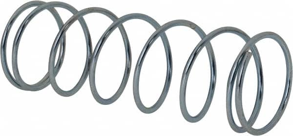 Value Collection - 0.85" OD, 0.054" Wire, 2-1/2" Free Length, Music Wire Compression Stock Springs Spring - 4.55 Lb Spring Rating - Americas Industrial Supply