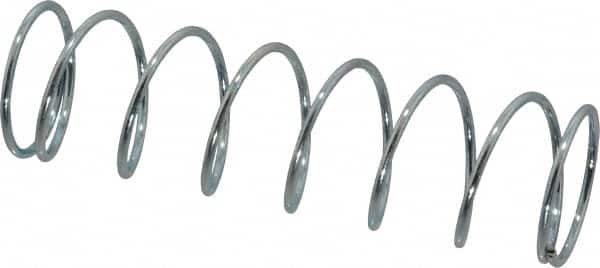 Value Collection - 0.85" OD, 0.054" Wire, 3" Free Length, Music Wire Compression Stock Springs Spring - 3.77 Lb Spring Rating - Americas Industrial Supply