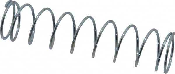Value Collection - 0.85" OD, 0.054" Wire, 3-1/2" Free Length, Music Wire Compression Stock Springs Spring - 3.21 Lb Spring Rating - Americas Industrial Supply