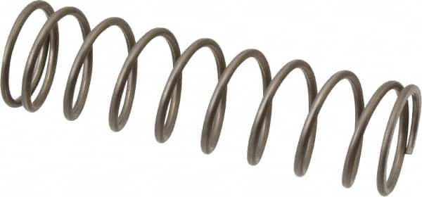 Value Collection - 0.85" OD, 0.072" Wire, 3" Free Length, Music Wire Compression Stock Springs Spring - 9.56 Lb Spring Rating - Americas Industrial Supply