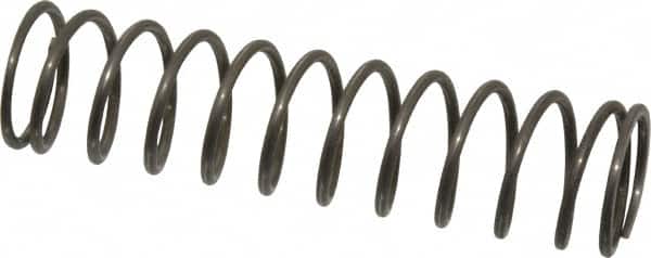 Value Collection - 0.85" OD, 0.072" Wire, 3-1/2" Free Length, Music Wire Compression Stock Springs Spring - 8.14 Lb Spring Rating - Americas Industrial Supply