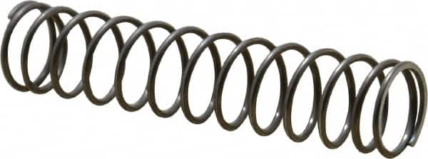 Value Collection - 0.85" OD, 0.072" Wire, 4" Free Length, Music Wire Compression Stock Springs Spring - 7.08 Lb Spring Rating - Americas Industrial Supply