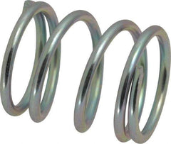 Value Collection - 0.85" OD, 0.08" Wire, 1" Free Length, Music Wire Compression Stock Springs Spring - 46.26 Lb Spring Rating - Americas Industrial Supply