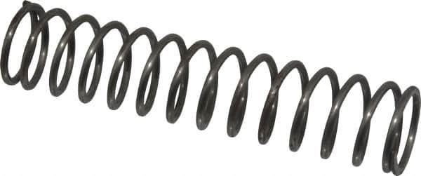 Value Collection - 0.85" OD, 0.08" Wire, 4" Free Length, Music Wire Compression Stock Springs Spring - 10.11 Lb Spring Rating - Americas Industrial Supply