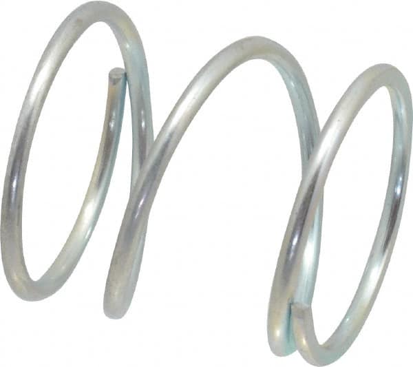 Value Collection - 0.975" OD, 0.072" Wire, 1" Free Length, Music Wire Compression Stock Springs Spring - 26.32 Lb Spring Rating - Americas Industrial Supply