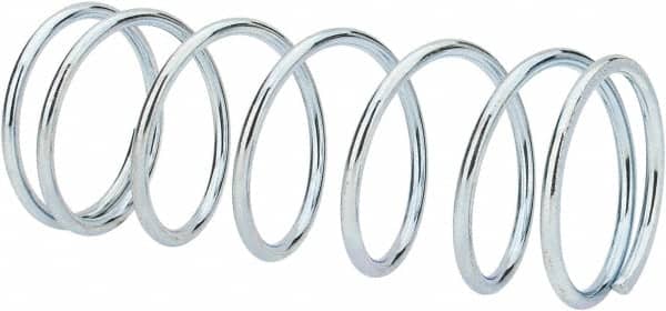 Value Collection - 0.975" OD, 0.072" Wire, 2-1/2" Free Length, Music Wire Compression Stock Springs Spring - 9.56 Lb Spring Rating - Americas Industrial Supply
