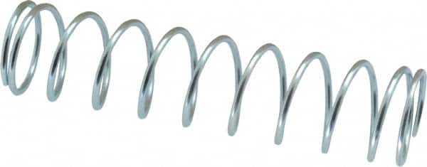 Value Collection - 0.975" OD, 0.08" Wire, 4" Free Length, Music Wire Compression Stock Springs Spring - 6.88 Lb Spring Rating - Americas Industrial Supply