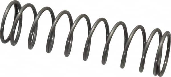 Value Collection - 0.975" OD, 0.08" Wire, 3-1/2" Free Length, Music Wire Compression Stock Springs Spring - 9.5 Lb Spring Rating - Americas Industrial Supply