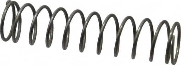 Value Collection - 0.975" OD, 0.08" Wire, 4" Free Length, Music Wire Compression Stock Springs Spring - 8.26 Lb Spring Rating - Americas Industrial Supply