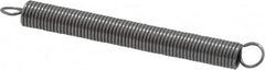 Made in USA - 1/8" OD, 1.73 Lb Max Load, 2.54" Max Ext Len, 0.016" Wire Diam Spring - 1.1 Lb/In Rating, 0.21 Lb Init Tension, 1-1/4" Free Length - Americas Industrial Supply