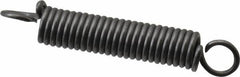 Made in USA - 1/8" OD, 3.17 Lb Max Load, 1.07" Max Ext Len, 0.02" Wire Diam Spring - 8.27 Lb/In Rating, 0.57 Lb Init Tension, 3/4" Free Length - Americas Industrial Supply