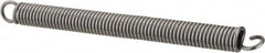 Made in USA - 1/8" OD, 3.17 Lb Max Load, 2.32" Max Ext Len, 0.02" Wire Diam Spring - 3.2 Lb/In Rating, 0.57 Lb Init Tension, 1-1/2" Free Length - Americas Industrial Supply