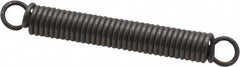 Made in USA - 3/16" OD, 8.23 Lb Max Load, 2.03" Max Ext Len, 0.032" Wire Diam Spring - 11.85 Lb/In Rating, 1.9 Lb Init Tension, 1-1/2" Free Length - Americas Industrial Supply
