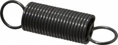 Made in USA - 5/8" OD, 15.96 Lb Max Load, 4.66" Max Ext Len, 0.062" Wire Diam Spring - 6.21 Lb/In Rating, 2.5 Lb Init Tension, 2-1/2" Free Length - Americas Industrial Supply