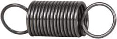 Made in USA - 3/4" OD, 20.24 Lb Max Load, 4.26" Max Ext Len, 0.072" Wire Diam Spring - 9.61 Lb/In Rating, 3.25 Lb Init Tension, 2-1/2" Free Length - Americas Industrial Supply