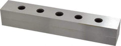 Value Collection - 6" Long x 1" High x 1/2" Thick, Tool Steel Two Face Parallel - 0.0003" Parallelism, Sold as Individual - Americas Industrial Supply