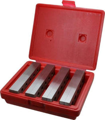 Value Collection - 8 Piece, 6 Inch Long Tool Steel Parallel Set - 1 to 1-3/4 Inch High, 1/2 to 1/2 Inch Thick, 55-62 RC Hardness, Sold as 4 Pair - Americas Industrial Supply