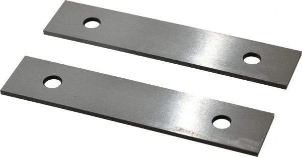 Value Collection - 6" Long x 1-1/4" High x 1/8" Thick, Tool Steel Parallel - 0.0002" Parallelism, Sold as Matched Pair - Americas Industrial Supply