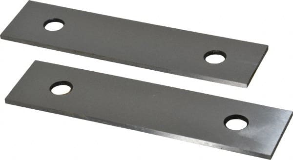 Value Collection - 6" Long x 1-1/2" High x 1/8" Thick, Tool Steel Parallel - 0.0002" Parallelism, Sold as Matched Pair - Americas Industrial Supply