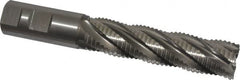 Hertel - 1" Diam, Coarse Pitch, 4" LOC, 5 Flute Cobalt Roughing Square End Mill - Uncoated, 6-1/2" OAL, 1" Shank Diam, Single End, 30° Helix - Americas Industrial Supply