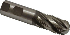 Hertel - 1" Diam, Coarse Pitch, 2" LOC, 5 Flute Cobalt Roughing Ball End Mill - Uncoated, 4-1/2" OAL, 1" Shank Diam, Single End, Centercutting, 30° Helix - Americas Industrial Supply